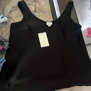 A New Day Black Sleeveless Tank Top